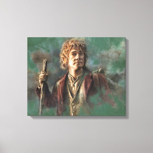 BILBO BAGGINS™ Illustratie Canvas Afdruk (Voorkant)