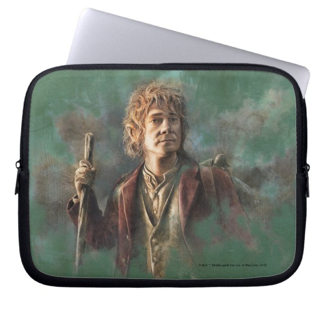 BILBO BAGGINS™ Illustratie Laptop Sleeve (Voorkant)
