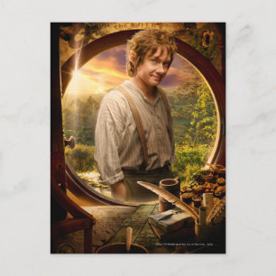 BILBO BAGGINS™ in Shire Collage Briefkaart
