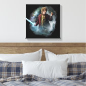 BILBO BAGGINS™ met de ring Canvas Afdruk (Insitu (Slaapkamer))