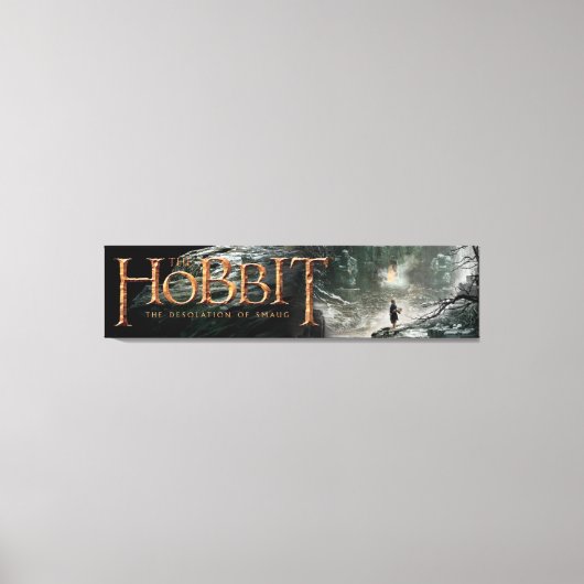 BILBO BAGGINS™ op Erebor Canvas Afdruk (Voorkant)