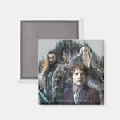 BILBO BAGGINS™, THORIN OAKENSHIELD™ & Gandalf Magneet (Voorkant / Achterkant)