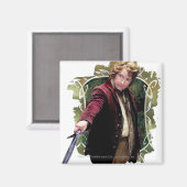 BILBO BAGGINS™ with sword Magneet (Voorkant / Achterkant)