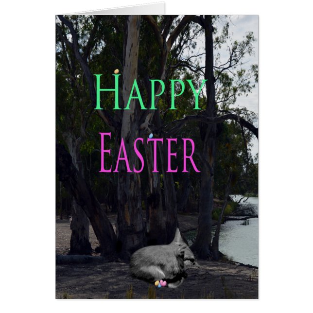 Bilby Happy Easter Greeting (Voorkant)