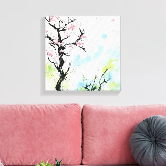 Bild mit Frühling Canvas Afdruk (Insitu (Woonkamer))