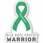 Bile Duct Cancer Vinyl Sticker (Devant)