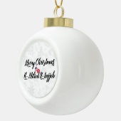 Bilingual Maltese American Holiday Ornament (Rechts)
