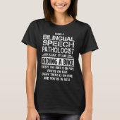 Bilingual Speech Patholoog T-shirt (Voorkant)