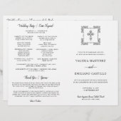 Bilingue Espagnol Anglais Catholique Programme de (Devant / Derrière)