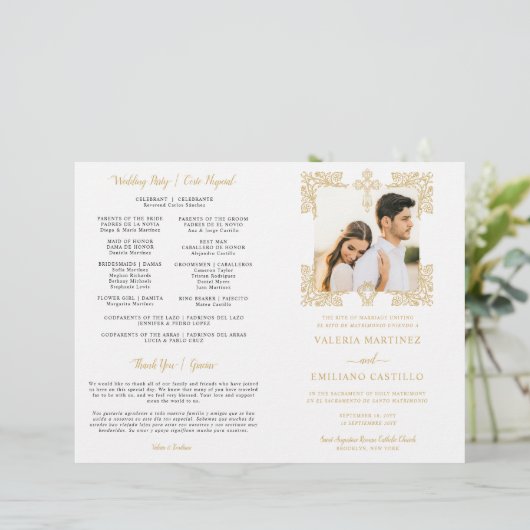 Bilingue Espagnol Anglais Catholique Programme de  (Debout devant)