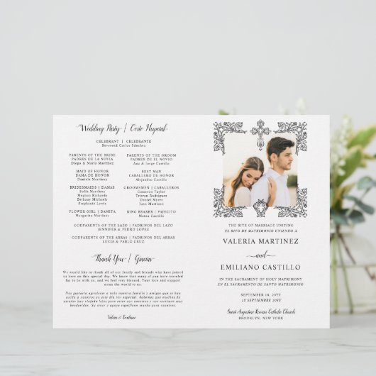 Bilingue Espagnol Anglais Catholique Programme de  (Debout devant)