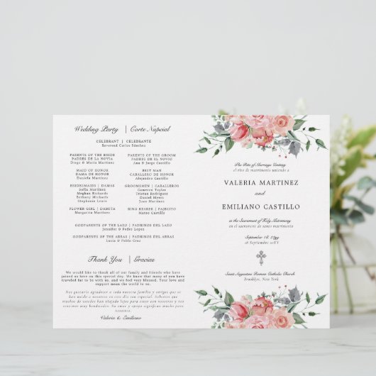 Bilingue Espagnol Anglais Catholique Programme de  (Debout devant)