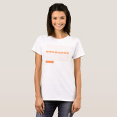 Bilingue is een mooi T-shirt (Voorkant volledig)