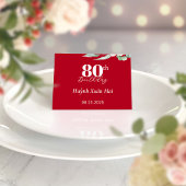 Bilingue Vietnamienne Peony Carte de lieu d'annive