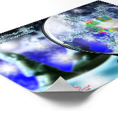 Bilingues anglais-ASL - Poster des flocons de neig (Coin)