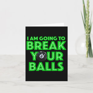 Biljart 8 Ball Pool Ik ga je A C breken Kaart