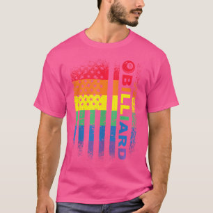 Biljart 8-ball zwembad Biljart Amerikaanse vlag Bi T-shirt
