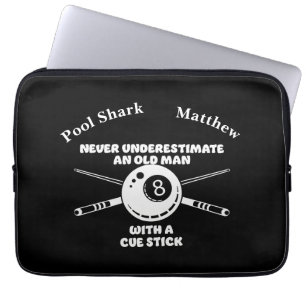 Biljart Gezegde over ervaring en vaardigheden Laptop Sleeve