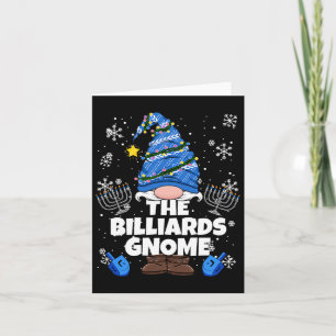 Biljart Gnome Grappig Joods Chanoeka Gnome Billia Kaart