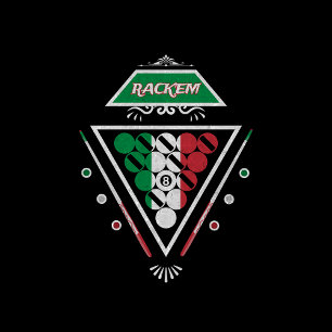 BILJART ITALIË VOOROUDERSCHAP ZWEMBAD SNOOKER T-sh T-shirt