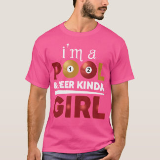 Biljart Meisje Pool Billards Snooker Vrouwen T-shirt