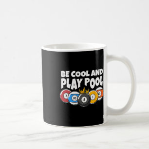 Biljart of Billard Be Cool Speel zwembad Funny Poo Koffiemok