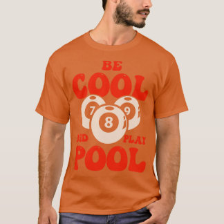 Biljart Pool Billard Snooker Club 9 T-shirt