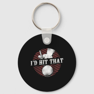 Biljart Pool Speler Ball Pun  Retro Id Hi Sleutelhanger
