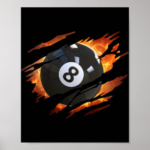 Biljart S Mannen 8 LL Pool S Pool League Poster
