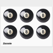 Biljart Snooker 8-Ball Stickers (Vel)