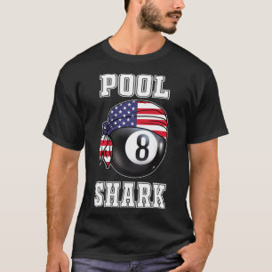 Biljart Team 8 LL Pool Game Player Gifts voor Pool T-shirt