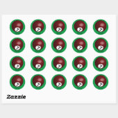 Biljartbal Sticker nummer 7 (Vel)