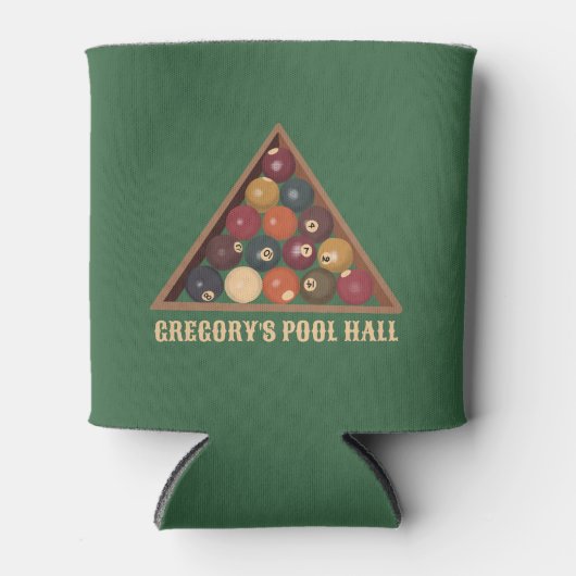  Biljartballen Custom Pool Table Thema Blikjeskoeler (Voorkant)