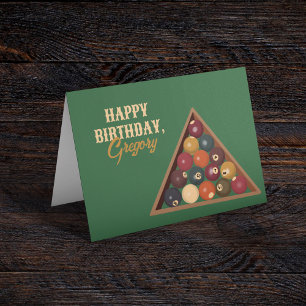 Biljartballen Custom Pool Table Thema Kaart