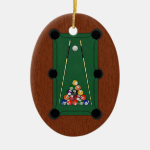 Biljarten Keramisch Ornament
