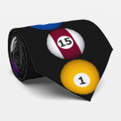 Biljarten: Kogels: Aangepast Stropdas: Necktie Stropdas (Opgerold)