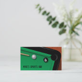 Biljarten Visitekaartje (Staand voorkant)