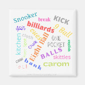 biljartmagneet magneet (Voorkant)