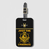 Biljartprijzen voor spelers bagagelabel (Voorkant (verticaal))