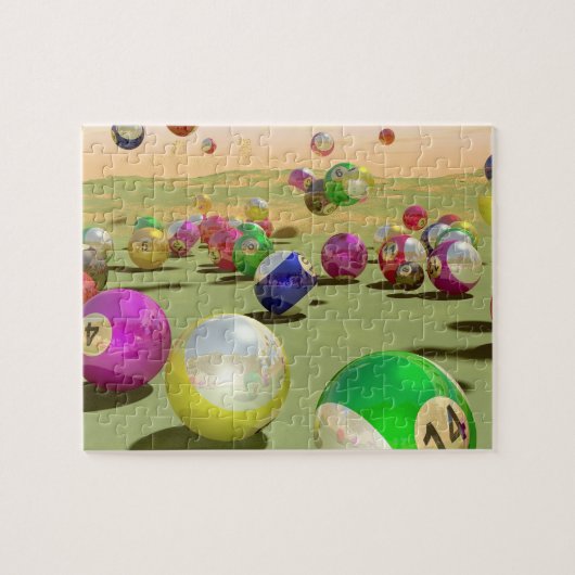 Biljartpuzzel Legpuzzel (Horizontaal)