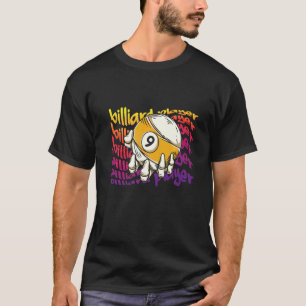 Biljartspeler I Pool Biljart I Snooker I Biljart T-shirt