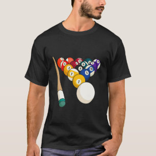 Biljartspeler Pool Snooker Biljart Tafel Sport T-shirt