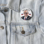 Bill Bayes voor President Ronde Button 5,7 Cm (In situ)