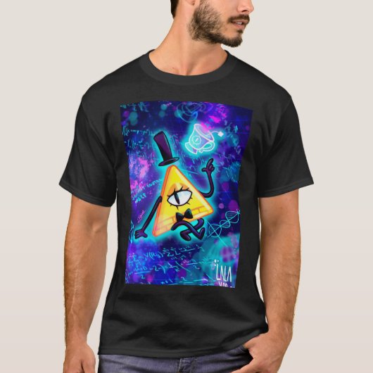 Bill Cipher Fanart Actief T-shirt (Voorkant)