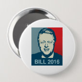 BILL CLINTON 2016 -.png Ronde Button 4,0 Cm (Voorkant /achterkant)