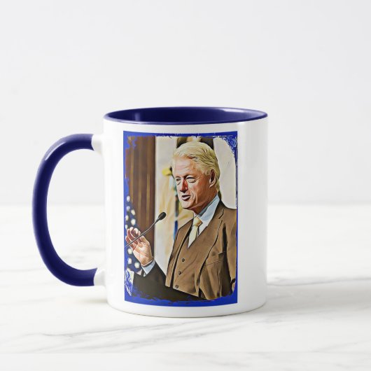 Bill Clinton 42e President Keepsake Coffee Mok (Links)