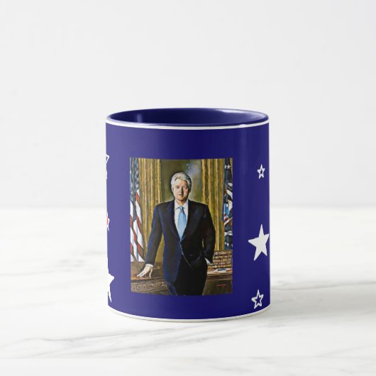 Bill Clinton 42e président Keepsaké Coffee Mug (Centre)