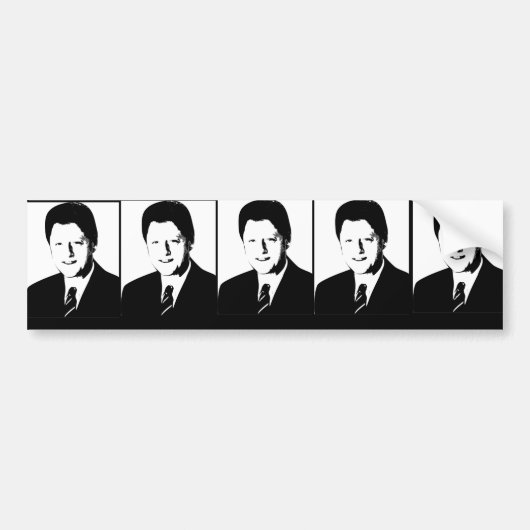 Bill Clinton, 42e President van de VS Bumpersticker (Voorkant)