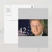 Bill Clinton Briefkaart (Voorkant / Achterkant)