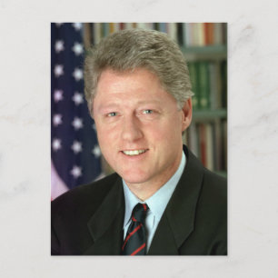 Bill Clinton Briefkaart